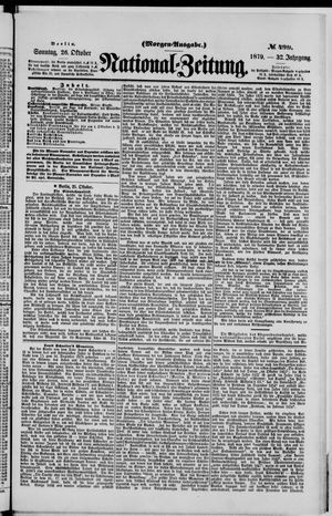 National-Zeitung vom 26.10.1879