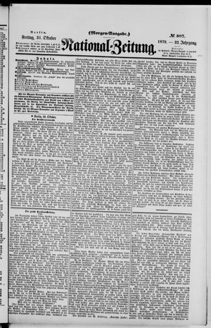 National-Zeitung vom 31.10.1879