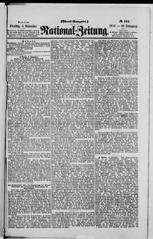National-Zeitung vom 04.11.1879