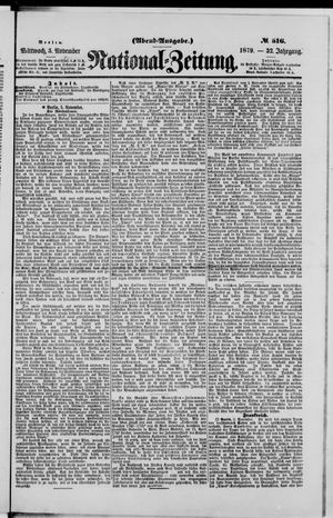 National-Zeitung vom 05.11.1879