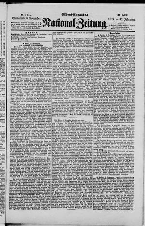 National-Zeitung vom 08.11.1879