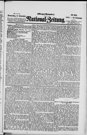 National-Zeitung vom 13.11.1879