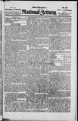 National-Zeitung vom 13.11.1879
