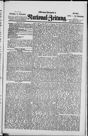 National-Zeitung vom 18.11.1879
