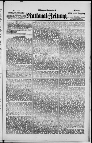 National-Zeitung vom 28.11.1879