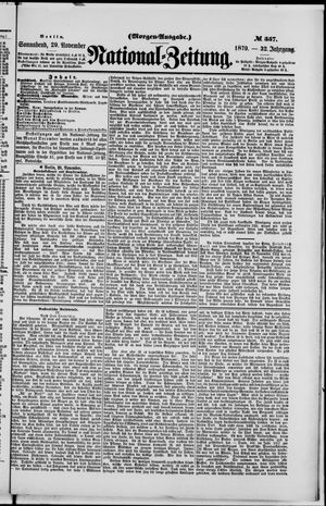 National-Zeitung vom 29.11.1879