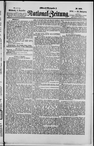 National-Zeitung vom 03.12.1879
