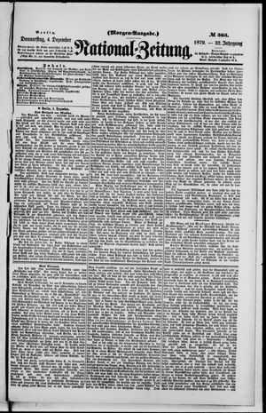 National-Zeitung vom 04.12.1879