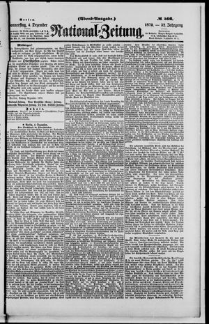 National-Zeitung vom 04.12.1879