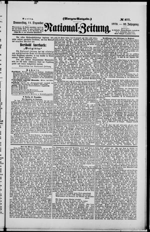 National-Zeitung vom 11.12.1879