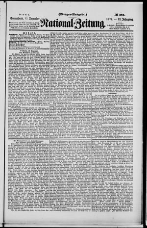 National-Zeitung on Dec 13, 1879