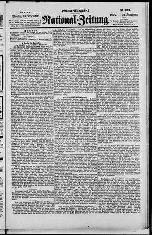 National-Zeitung vom 15.12.1879