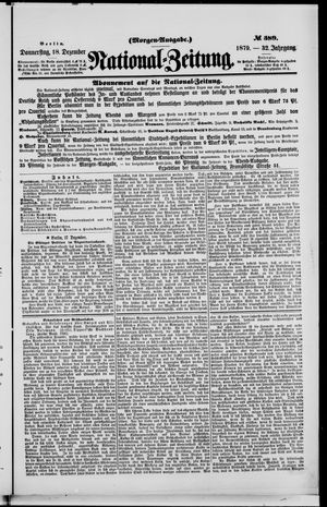 National-Zeitung vom 18.12.1879