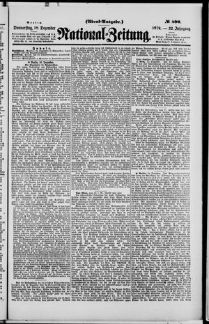 National-Zeitung vom 18.12.1879