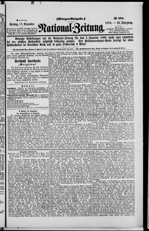 National-Zeitung vom 19.12.1879