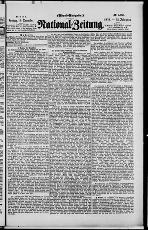 National-Zeitung vom 19.12.1879
