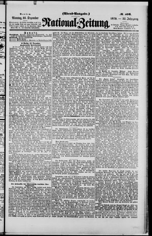 National-Zeitung vom 22.12.1879