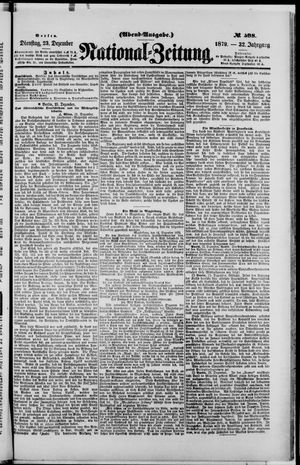 National-Zeitung vom 23.12.1879