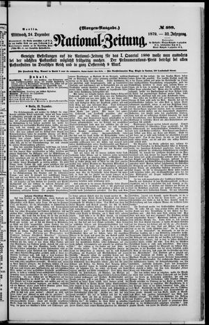 Nationalzeitung vom 24.12.1879