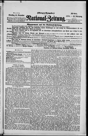 National-Zeitung vom 30.12.1879