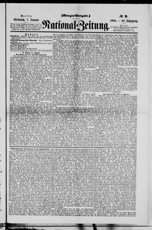 Nationalzeitung vom 07.01.1880