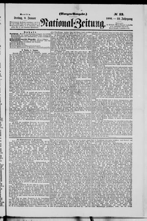 Nationalzeitung vom 09.01.1880