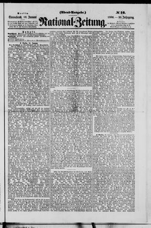 Nationalzeitung vom 10.01.1880