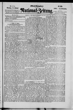 Nationalzeitung vom 12.01.1880