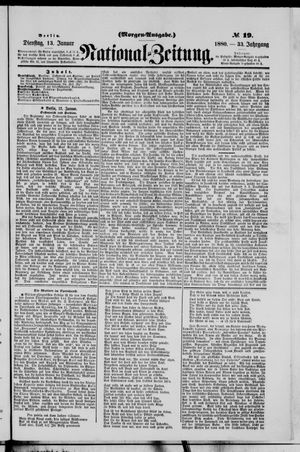 National-Zeitung vom 13.01.1880