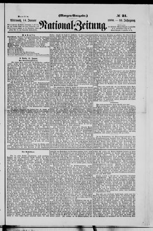National-Zeitung vom 14.01.1880