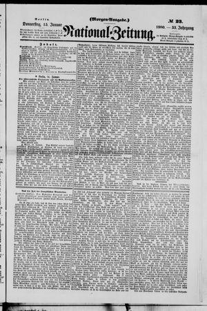 Nationalzeitung vom 15.01.1880