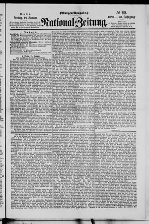 National-Zeitung vom 16.01.1880
