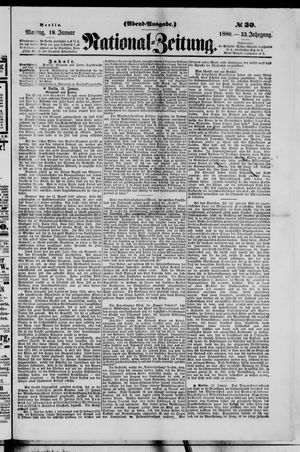 Nationalzeitung vom 19.01.1880