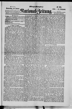 National-Zeitung vom 22.01.1880