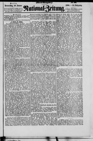 National-Zeitung vom 22.01.1880