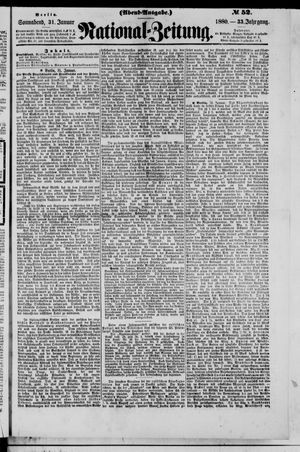 Nationalzeitung vom 31.01.1880