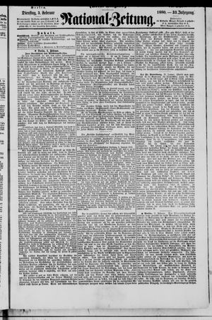 Nationalzeitung vom 03.02.1880