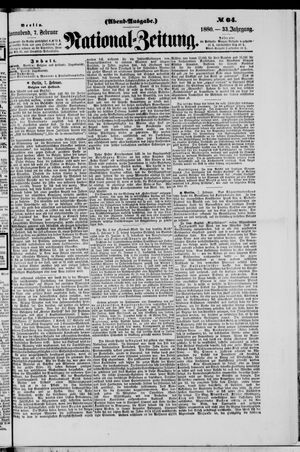 Nationalzeitung vom 07.02.1880