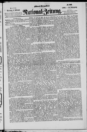 Nationalzeitung vom 09.02.1880
