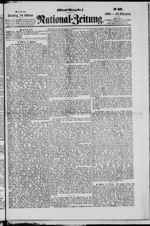 Nationalzeitung vom 10.02.1880