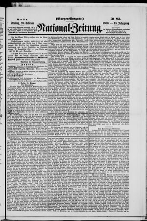 National-Zeitung on Feb 20, 1880