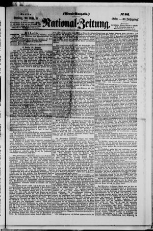 Nationalzeitung vom 20.02.1880