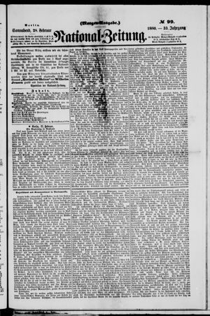 Nationalzeitung vom 28.02.1880