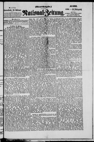 Nationalzeitung vom 28.02.1880