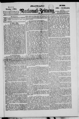 Nationalzeitung on Mar 1, 1880