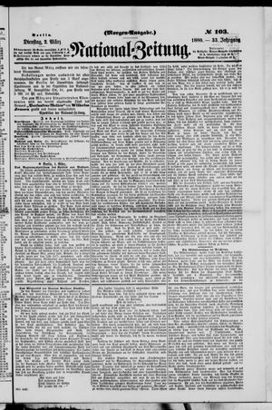 Nationalzeitung vom 02.03.1880