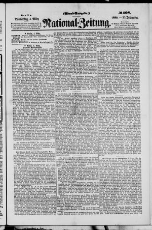 Nationalzeitung vom 04.03.1880