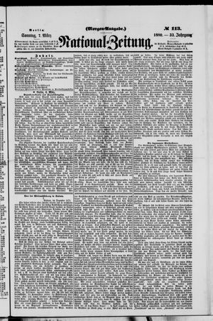 National-Zeitung vom 07.03.1880