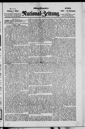 Nationalzeitung vom 08.03.1880
