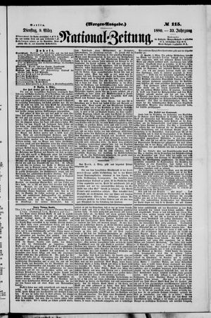 Nationalzeitung vom 09.03.1880